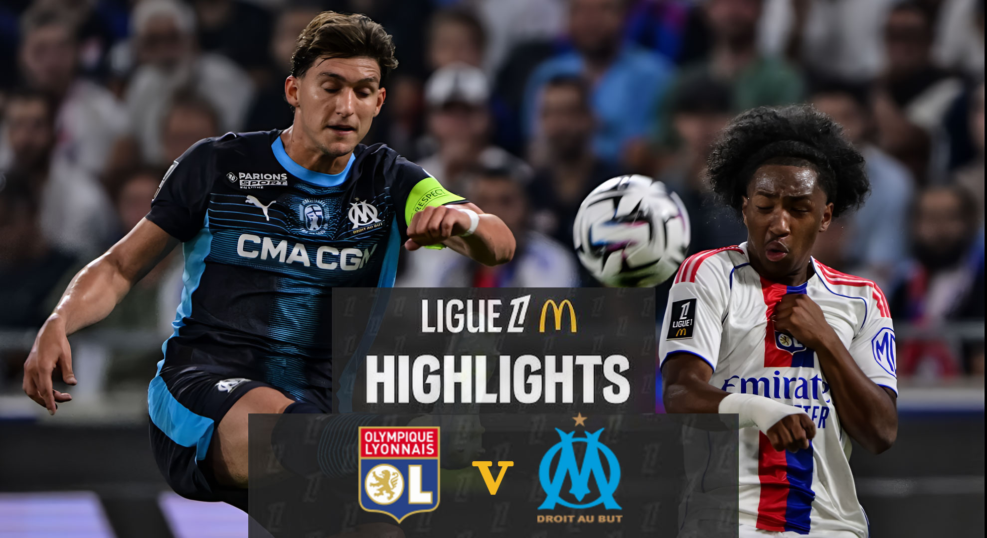 [ไฮไลต์] Ligue 1 France โอลิมปิก ลียง vs โอลิมปิก มาร์กเซย