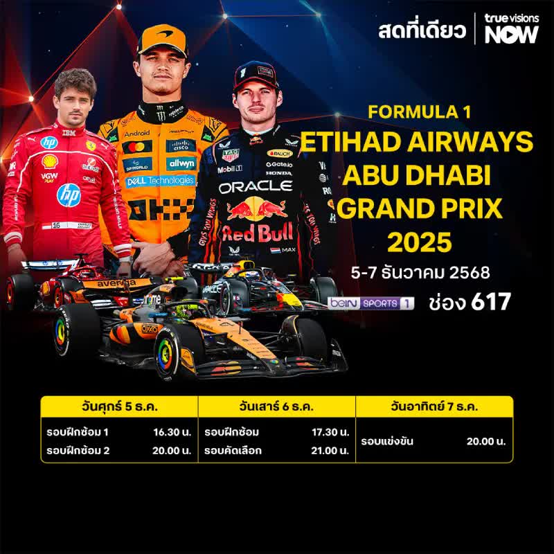 ดูบอล: สนามที่ 24 : อาบูดาบี กรังปรีซ์ 2025 รอบคัดเลือก